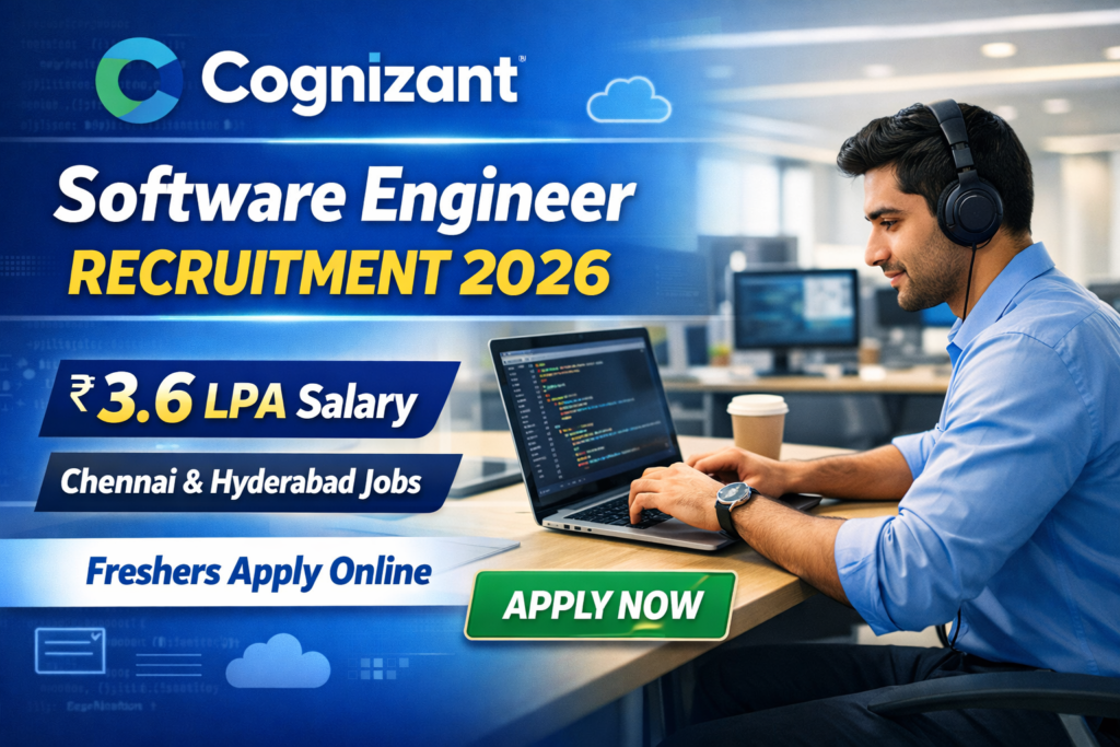 Cognizant Recruitment 2026 | Software Engineer Role | Apply Now